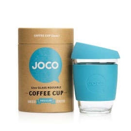 Glass Coffee Cup - Neon Kactus & JOCO Cup