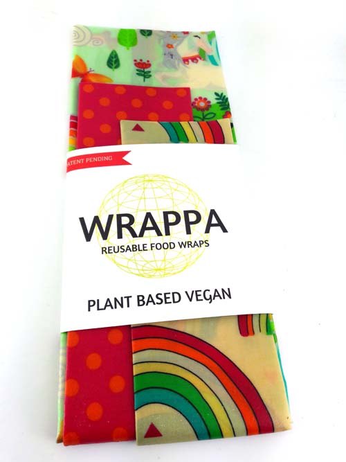 Wrappa Vegan Food Wrap 3 Pack boobalou.co.uk