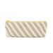 Organic Cotton Pencil Case - Grey Stripe