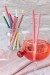 The Silicone Straw Company - 8 Reusable Silicone Straws & Brush Set