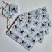 Winter Sun Blackbird Gift Wrap - 4 Sheets & Tags