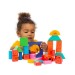 Coloured - 38 Building Blocks + Bag