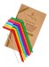 6 Reusable Silicone Straws & Plant-Based Cleaning Brush (Plastic-Free & Vegan)