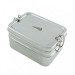 Two Tier Rectangle Lunch Box with Mini Container