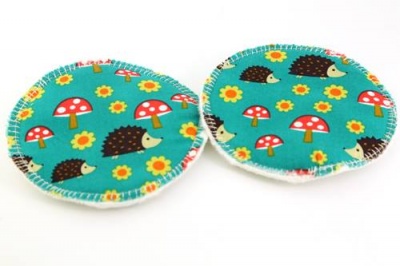 Eco Rainbow 4'' Breast Pads - Hedgehog