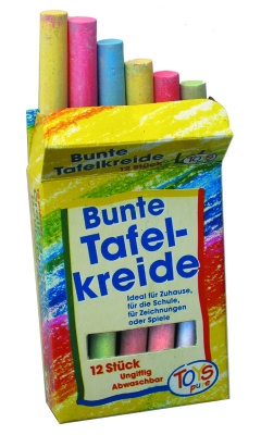 Set of 12 Coloured Chalks