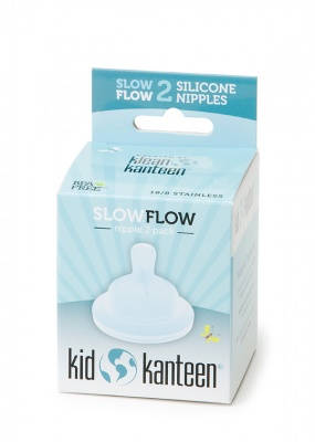 Set of 2 Baby Teats - Slow Flow Clear