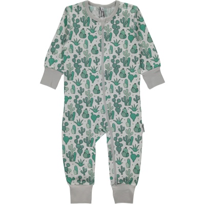 Maxomorra Cactus Garden Zip Romper