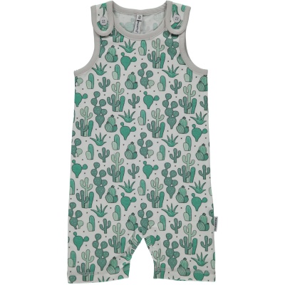 Maxomorra Cactus Garden Short Dungarees