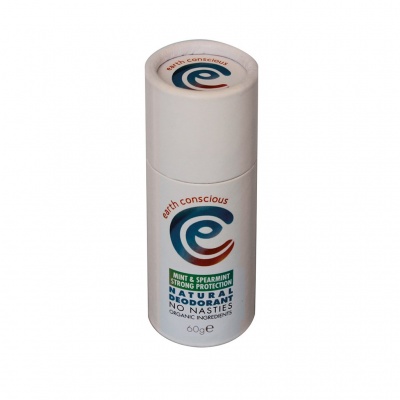 Natural Organic Deodorant Stick - Mint (Plastic-Free & Vegan)