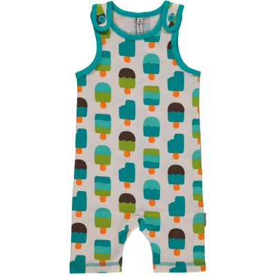 Maxomorra Ice Cream Short Dungarees