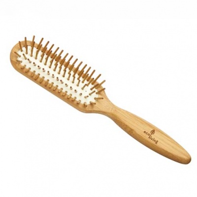Bamboo Hairbrush - With Wooden Pins (FSC 100%)