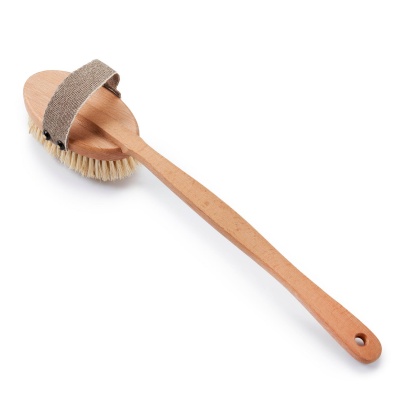 Wooden Bath Brush with a Replacement Head