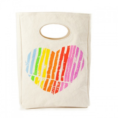 Fluf Organic Lunch Bag - I Heart You