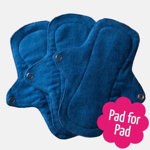 Fabpad Reusable Washable Eco-Friendly Cotton Sanitary Cloth Pads  Pantyliners