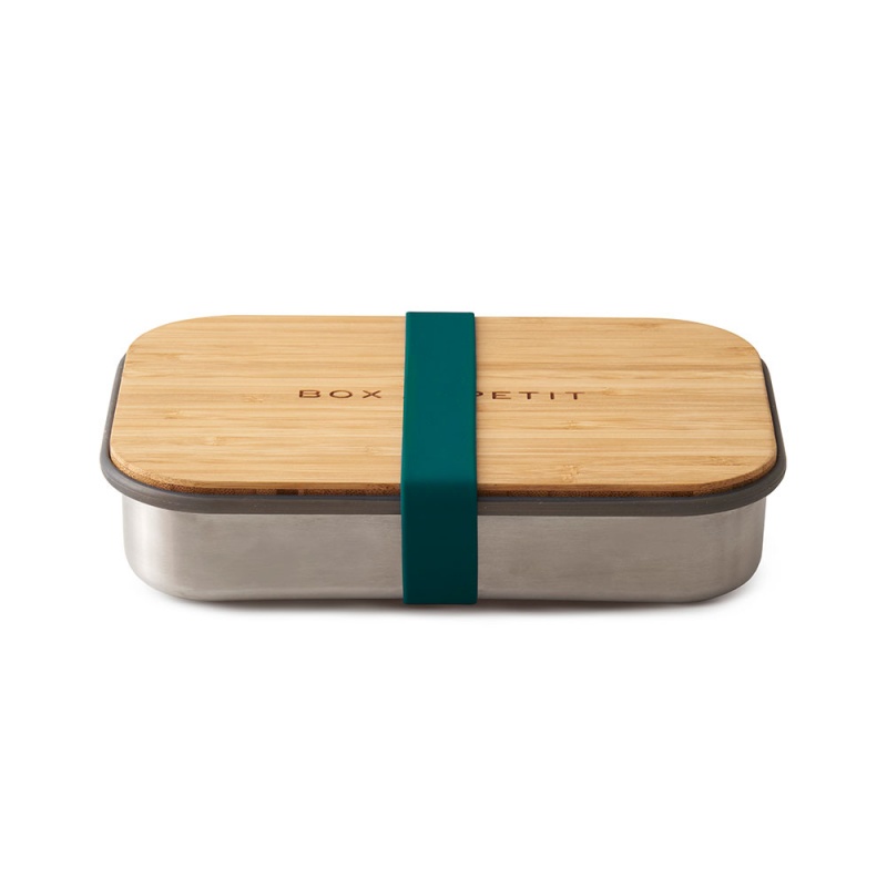 Stainless Steel and Natural Bamboo Lunch Box