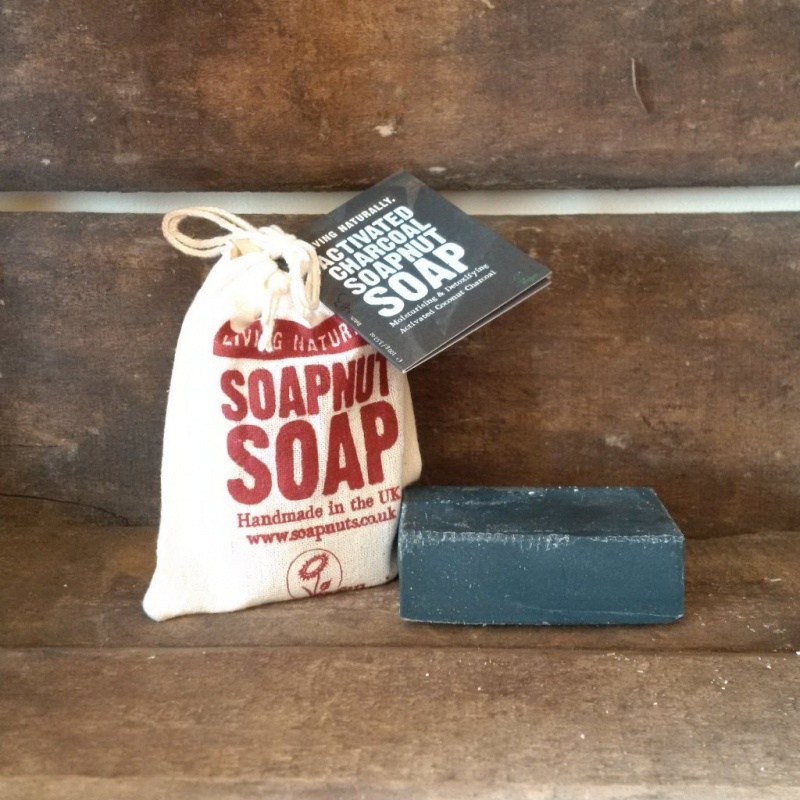 Activated Charcoal Soapnut Soap 90g