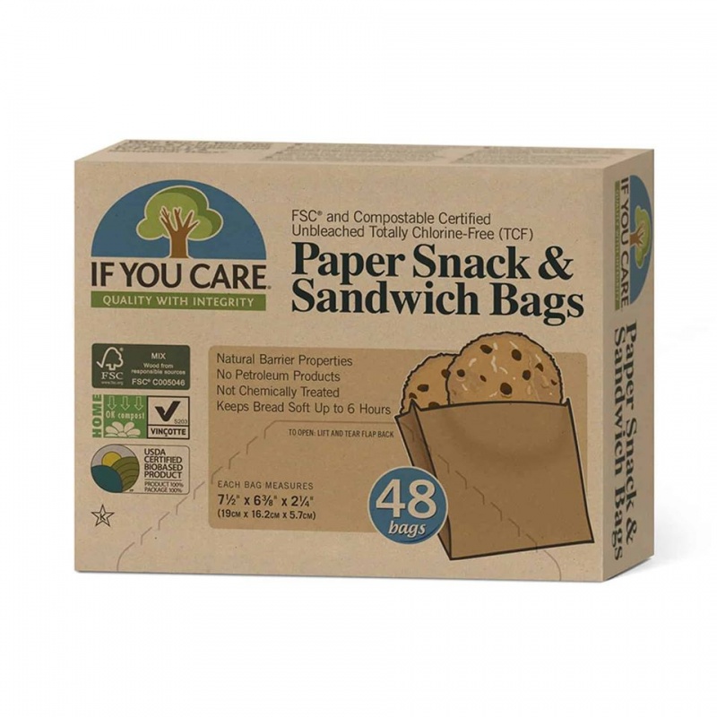 If You Care Sandwich Bags - 48 Bags