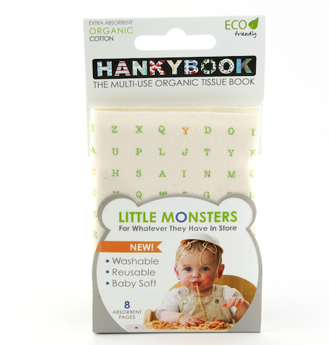 Hanky Book Little Monsters Single - ABC