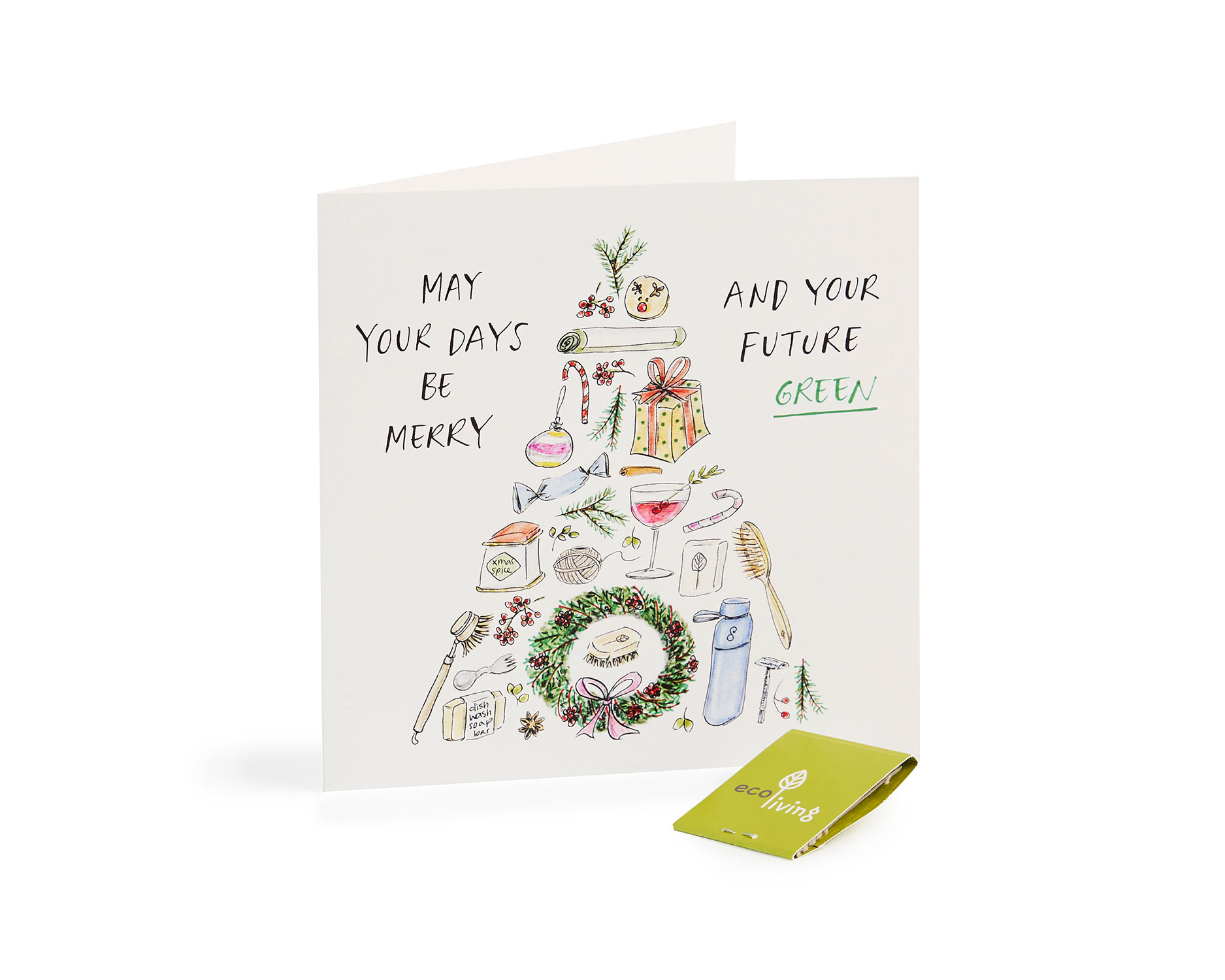 Recycled on sale christmas cards