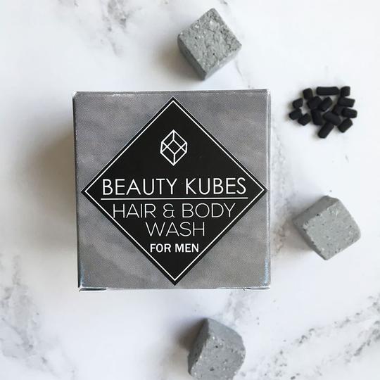 Beauty Kubes Organic Plastic-Free Shampoo & Body Wash - Men