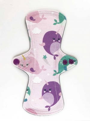 8'' Reusable Panty Liner - Whale