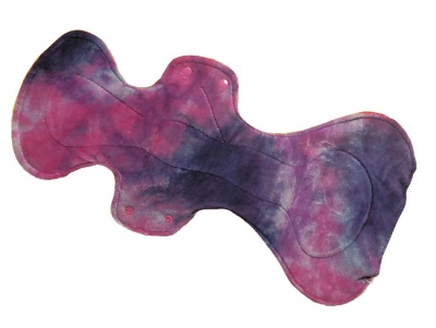 Honour Your Flow 17'' Mega Pad. Bamboo Velour Topped - Purple Sundae