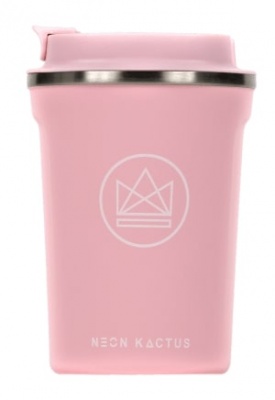 Insulated Stainless Steel Coffee Cup - Neon Kactus