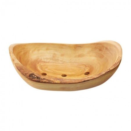 ecoLiving Olive Wood Soap Dish - Large