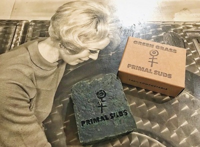 Primal Suds Green Grass Soap