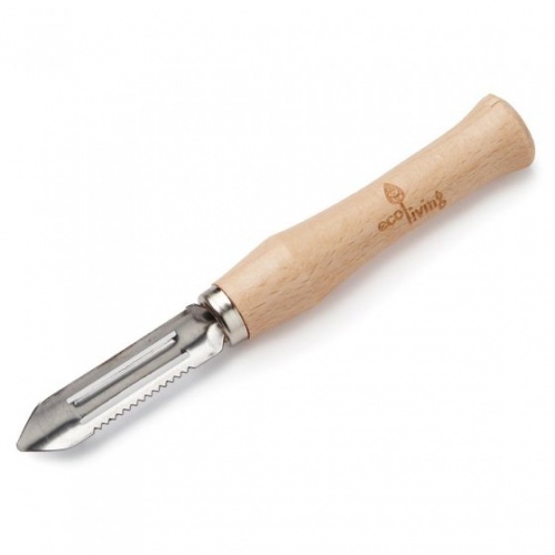 ecoLiving Wooden Potato Peeler